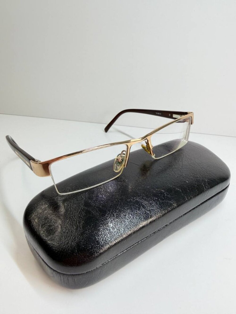 Emporio Armani Designer Eyeglasses – Made in Italy | Elegant Half-Rim Frame